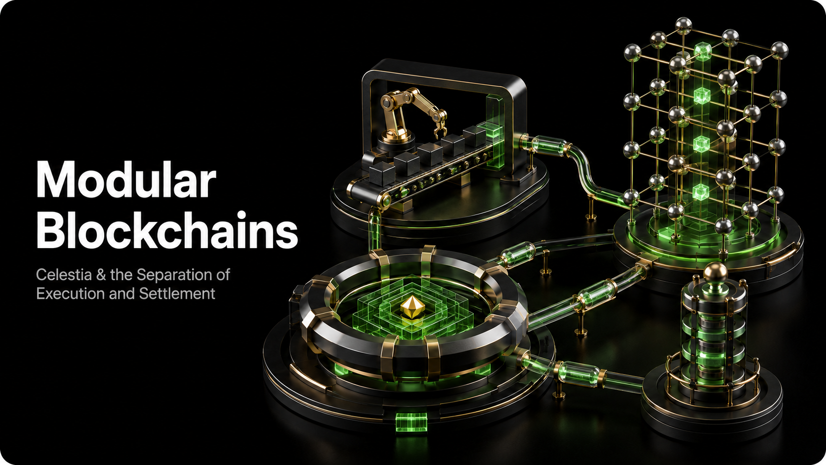 Modular Blockchains: Celestia and the Separation of Execution and Settlement